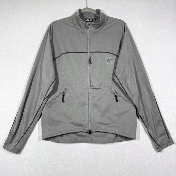 Fox Other - Fox Racing Jacket Men Medium Cycling Full Zip Jacket Stormbreaker Zipped Pockets